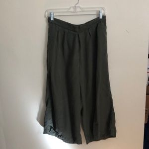 Loft wide leg fluid pants